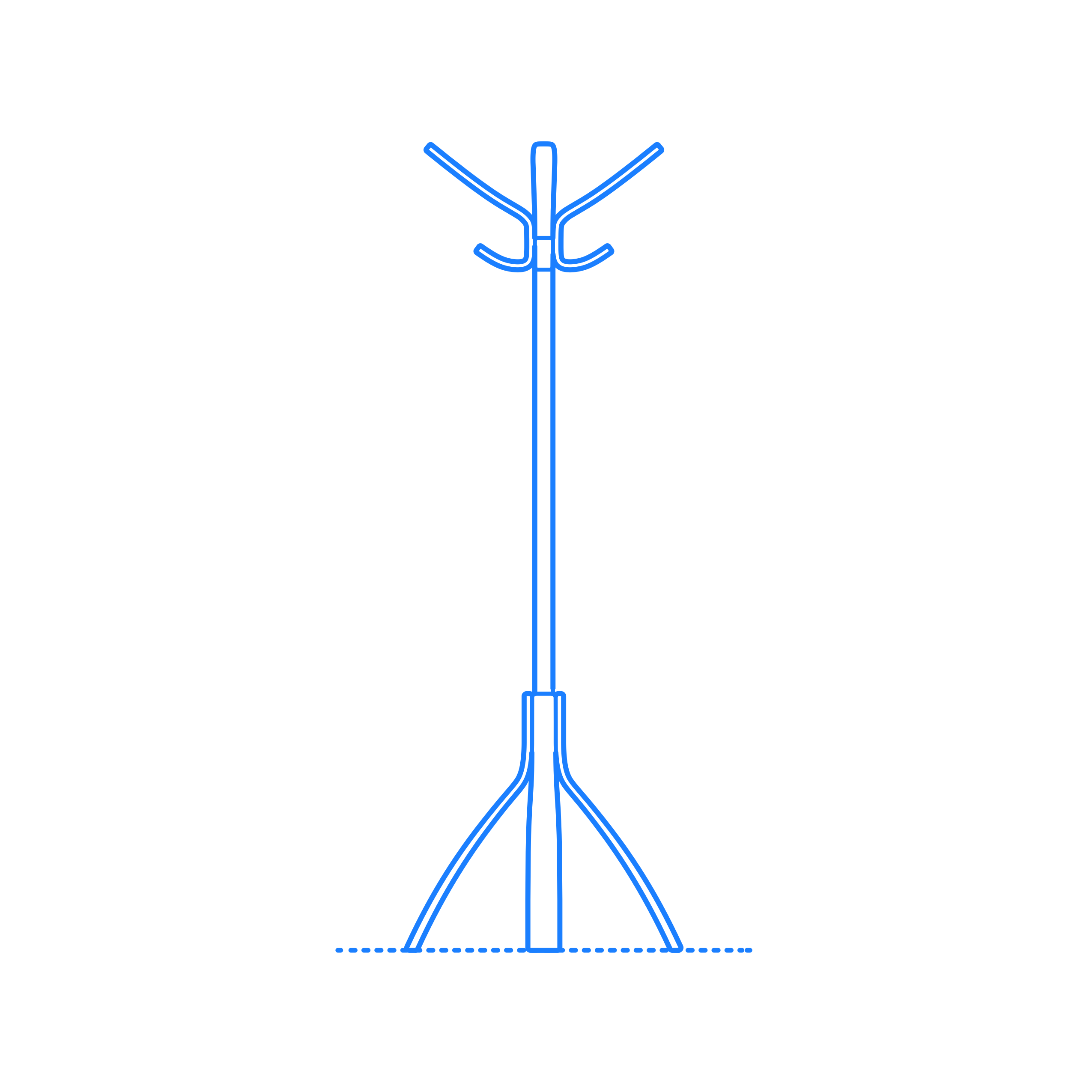 Furniture Coat Rack Hat Stand Casteel Coat Stand Stencil Svg Vector Free Vectors